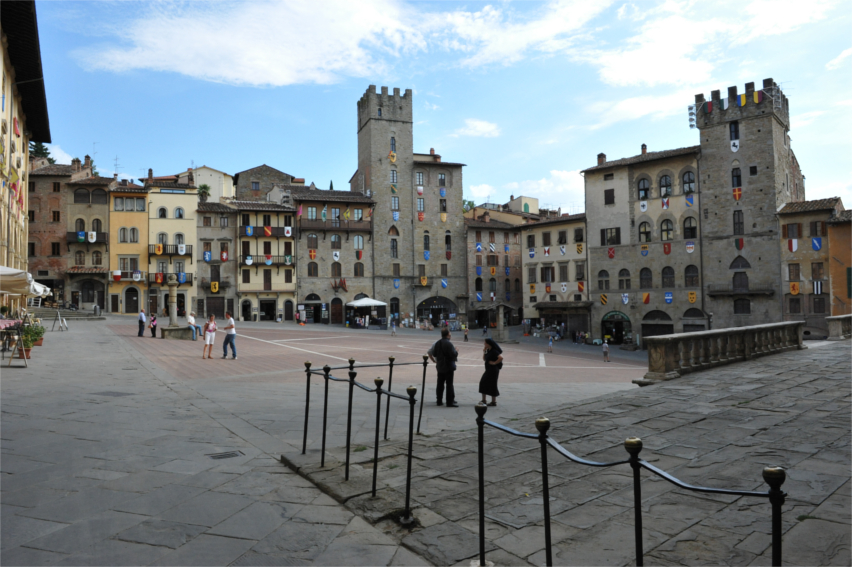 Piazza Grande, Arezzo, Italy