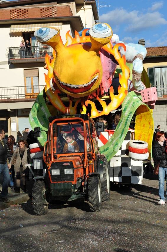 Snail Float at the Carnevale at Dicomano, Mugello, Tuscany