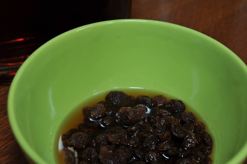 Rum-Soaked Raisins for Gluten-free Frittelle di Riso